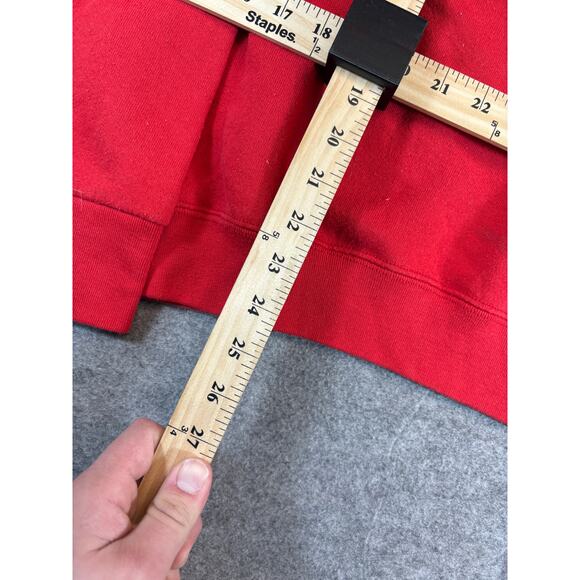 VINTAGE 90s Y2K Tommy Girl Sweatshirt Womens Large Red Crewneck Bootleg Retro - Picture 3 of 5